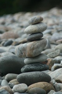 photo of balancing rocks